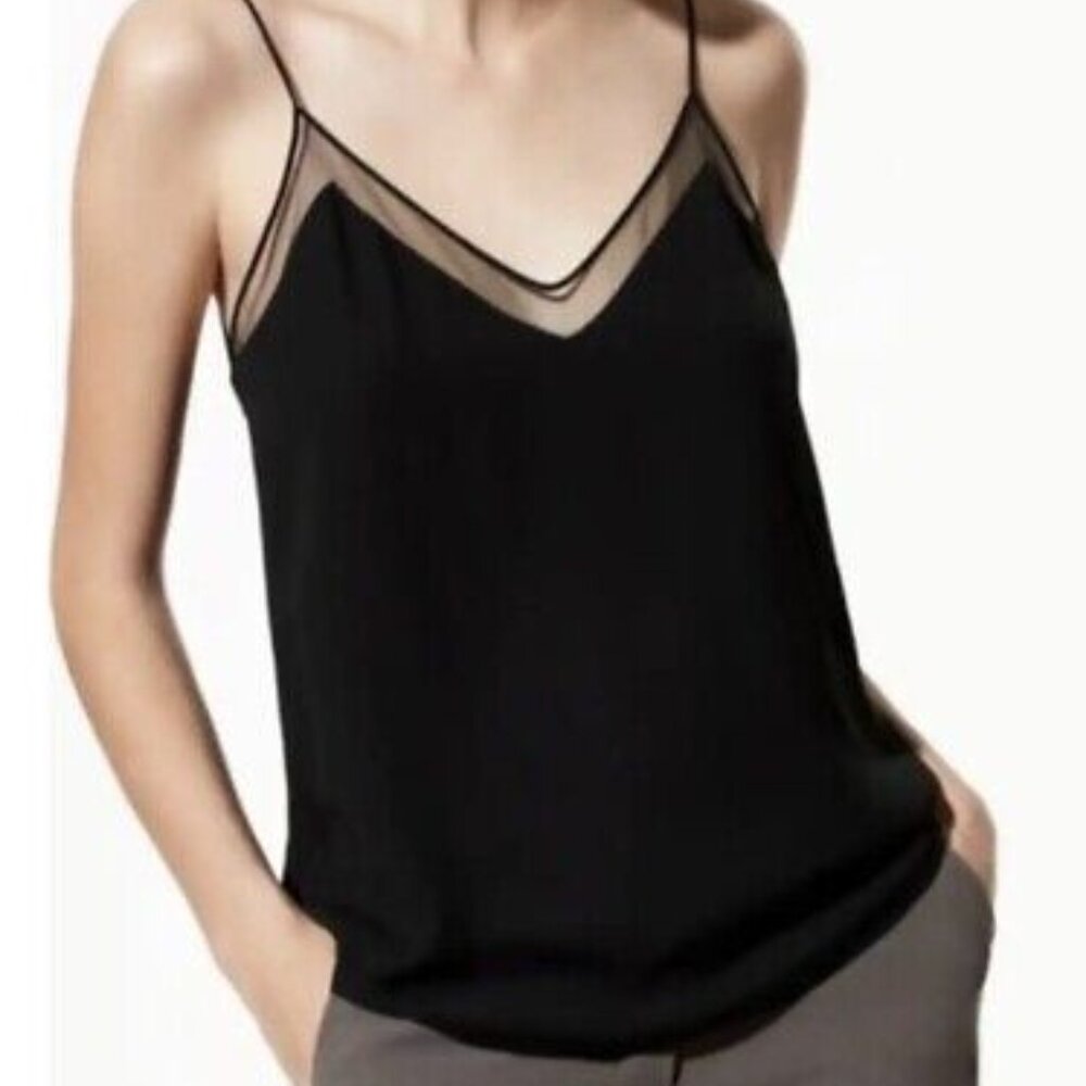 BABATON Aritzia Galen Black Camisole Size XS